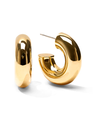CHUNKY - Hoops • Color: 18K Yellow Gold