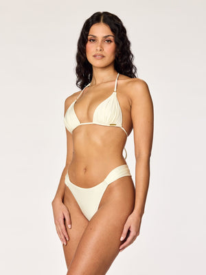 GAIA - Push-Up Triangle Top • Shiny Cream